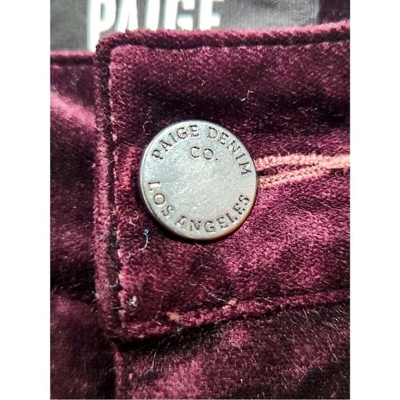 Paige Hoxton Ultra Skinny Velvet Jeans - Picture 6 of 12